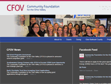 Tablet Screenshot of cfov.org